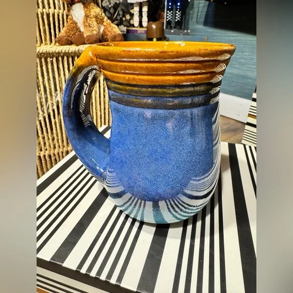 Mermaid Ceramic Mug - Blue and Turquoise - Picture 2 of 4